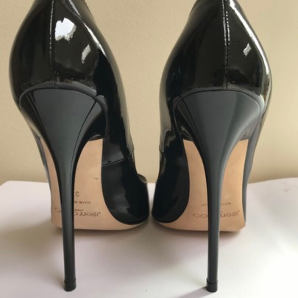 Jimmy Choo Black Patent Anouk pumps - Picture 7 of 7
